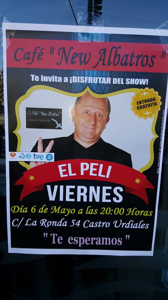 Monologo de El Peli en el New Albatros de Castro Urdiales