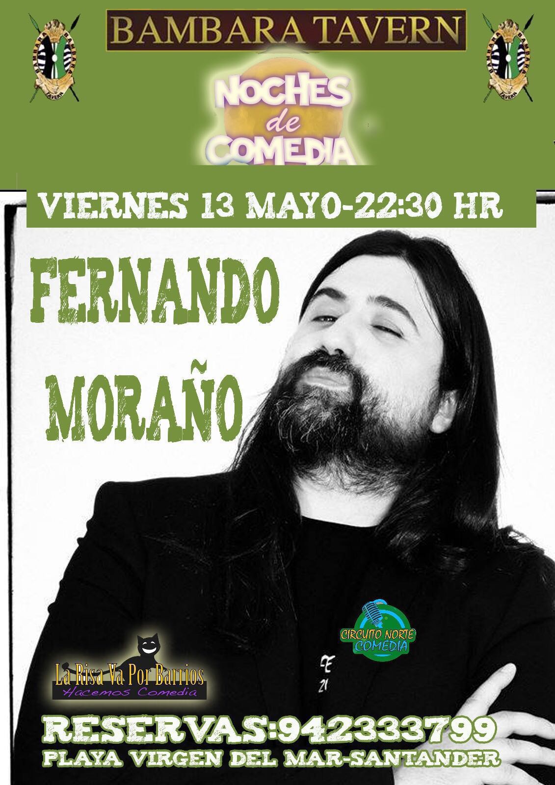 Monologo de Fernando Moraño en el Bambara en Santander