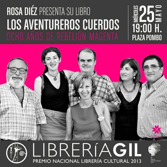 Presentacion del libro de Rosa Diez en la plaza Pombo de Santander