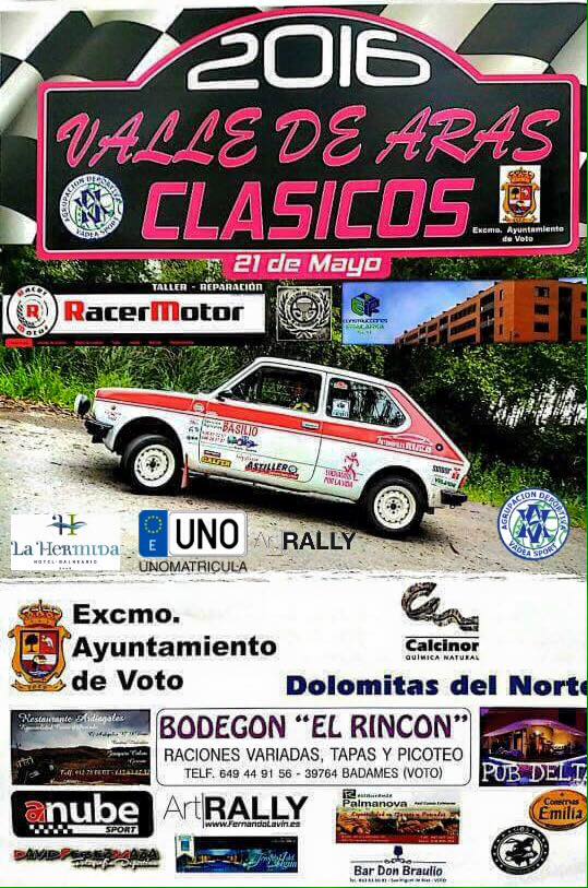 Rally de coches Clasicos Valle de Aras en Voto