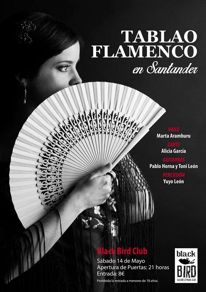 Tablao Flamenco en el Black Bird de Santander