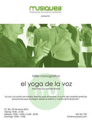 Taller de Yoga de la Voz en Santander