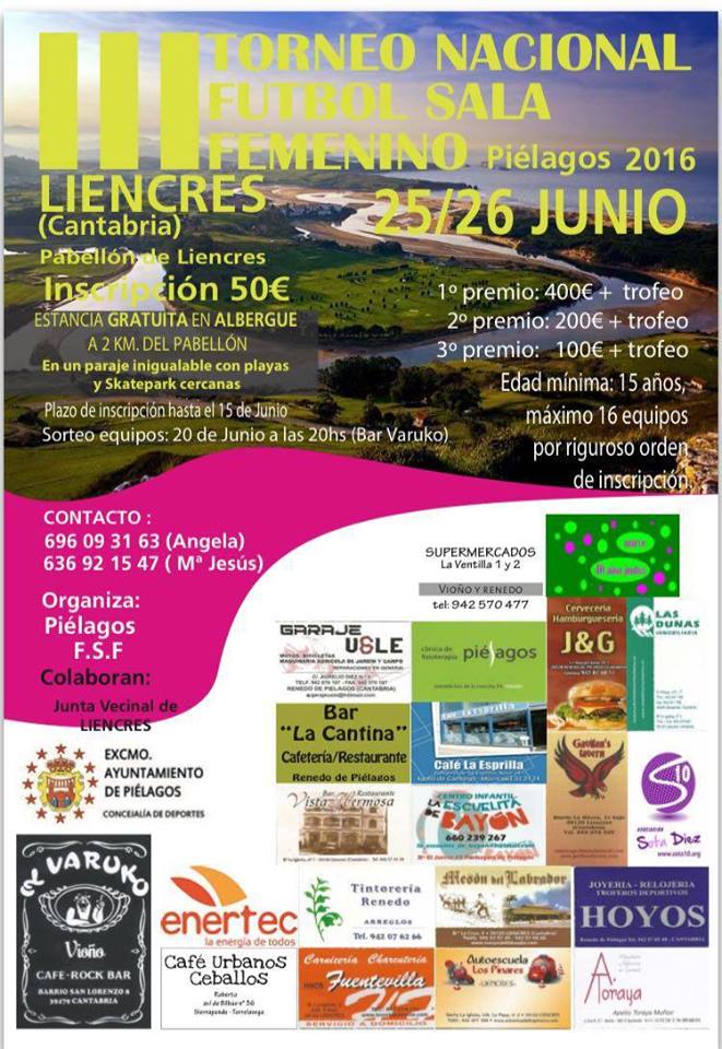 Torneo de Futbol Sala Femenino en Liencres