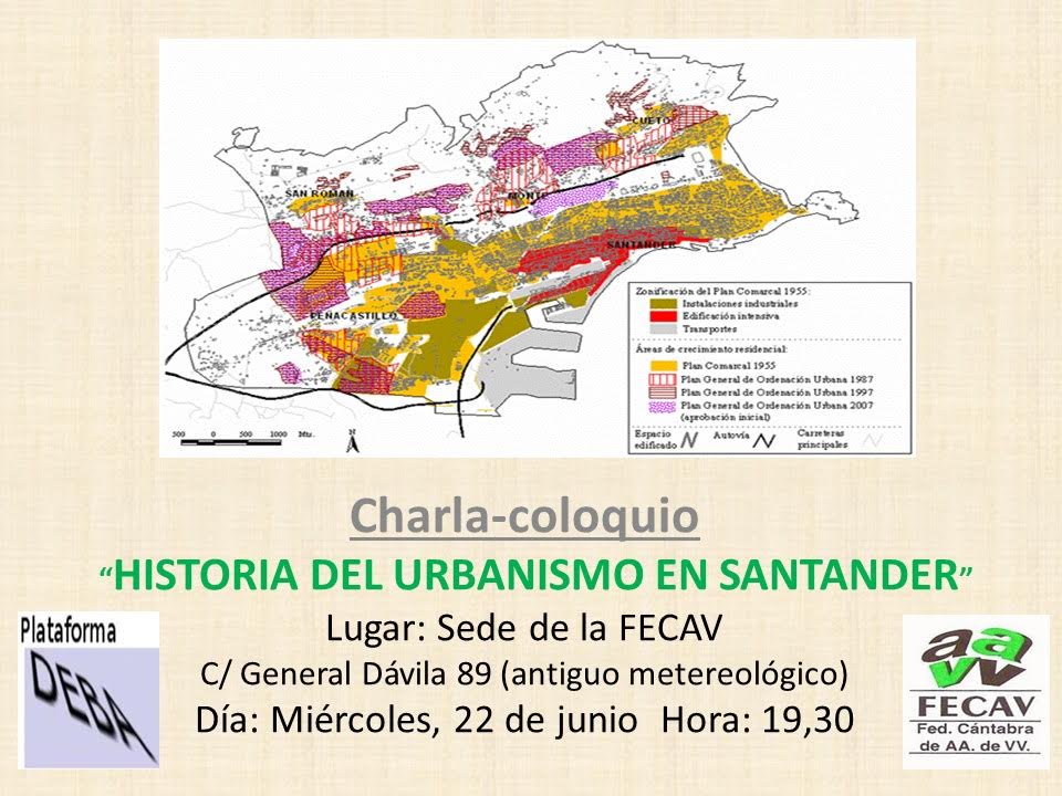 Charla sobre el urbanismo de Santander