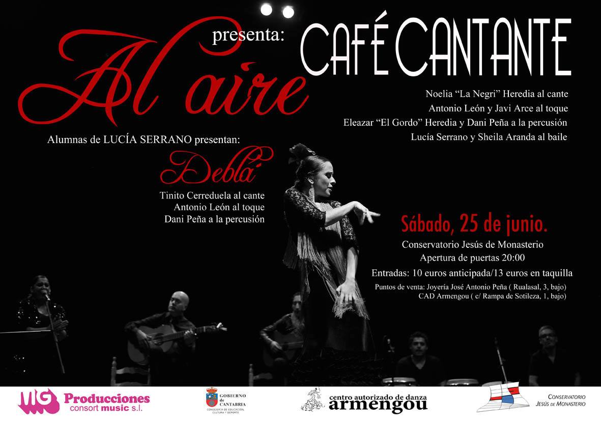 Concierto Cafe Cantante en el conservatorio de Santander