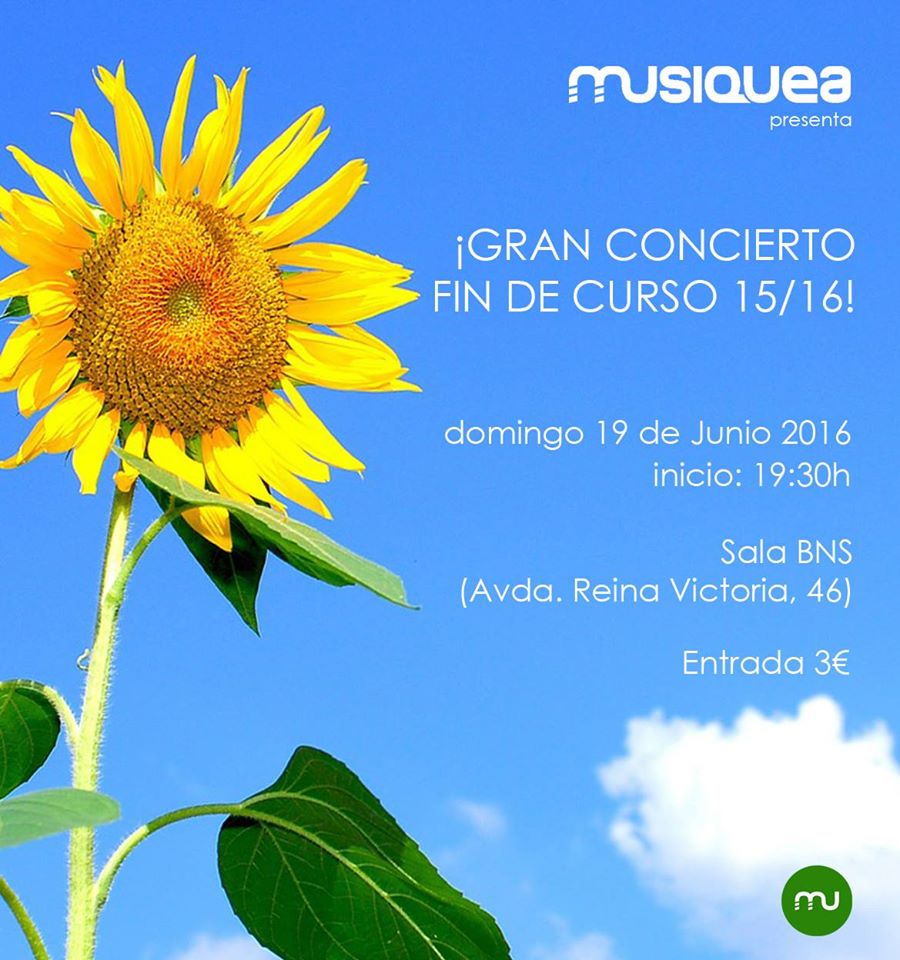 Concierto Fin de Curso de Musiquea en el BNS de Santander