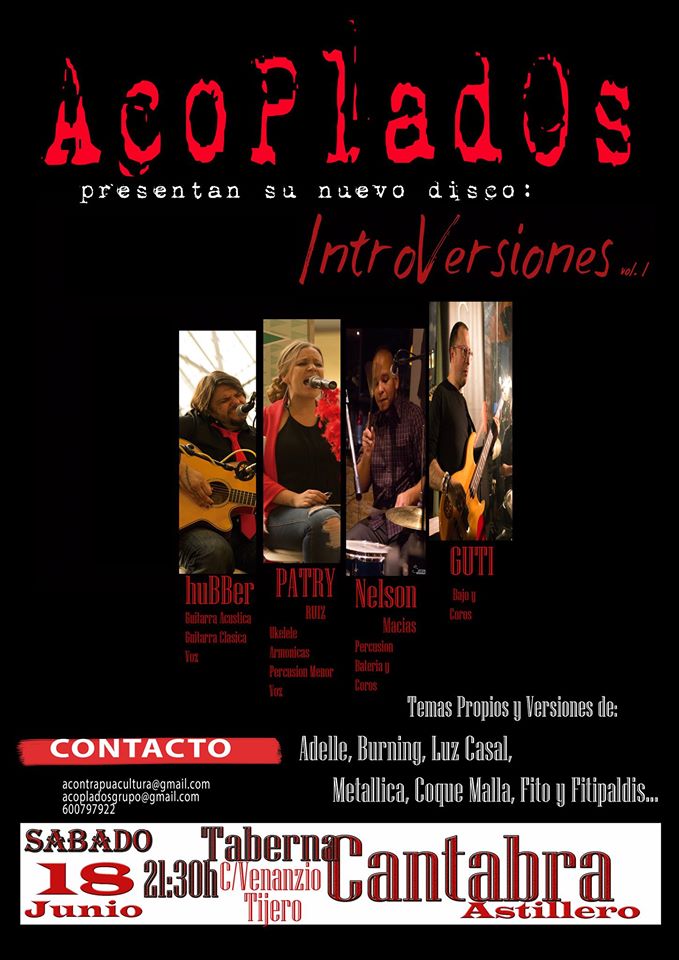 Concierto de Acoplados en la taberna Cantabra de Astillero