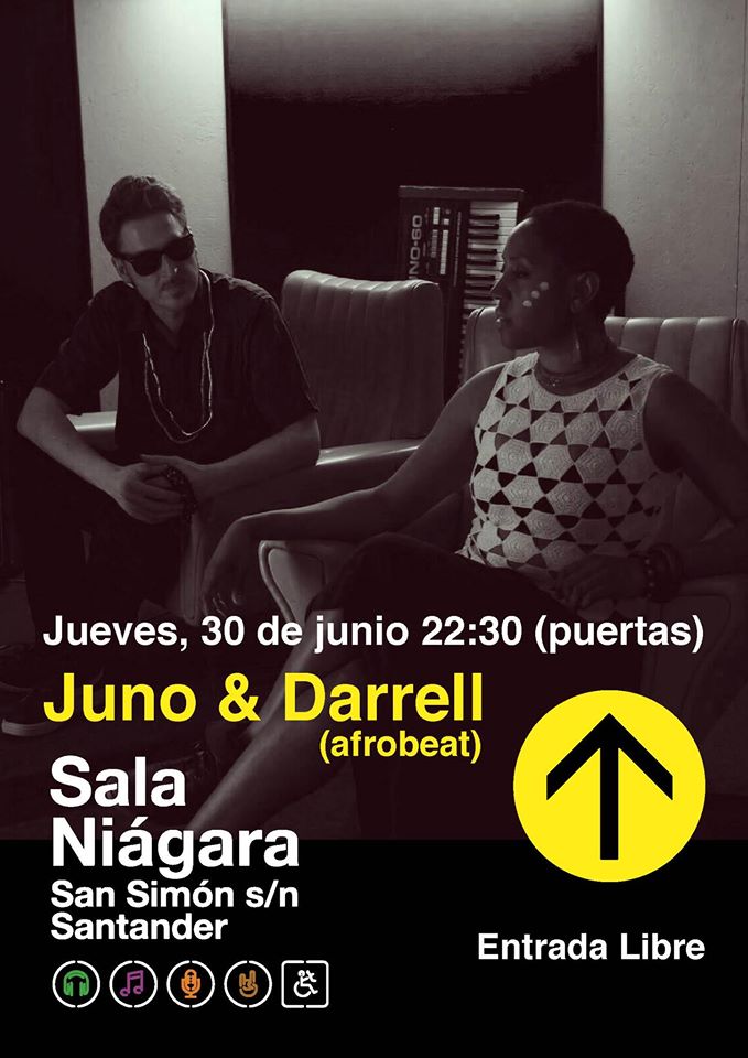 Concierto de Juno y Darrel en el Niagara en Santander