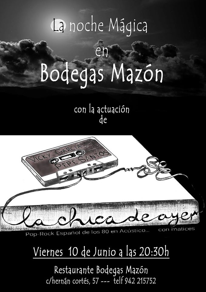 Concierto de La Chica de Ayer en Bodegas Mazon en Santander