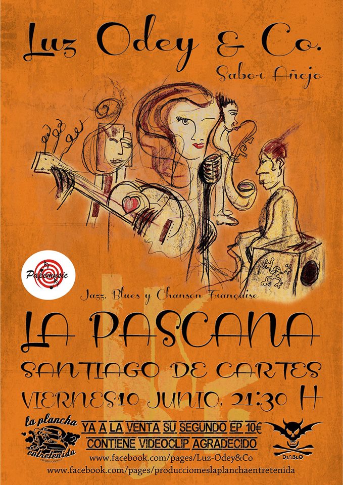 Concierto de Luz Odey & Co en el Pascana de Santiago de Cartes