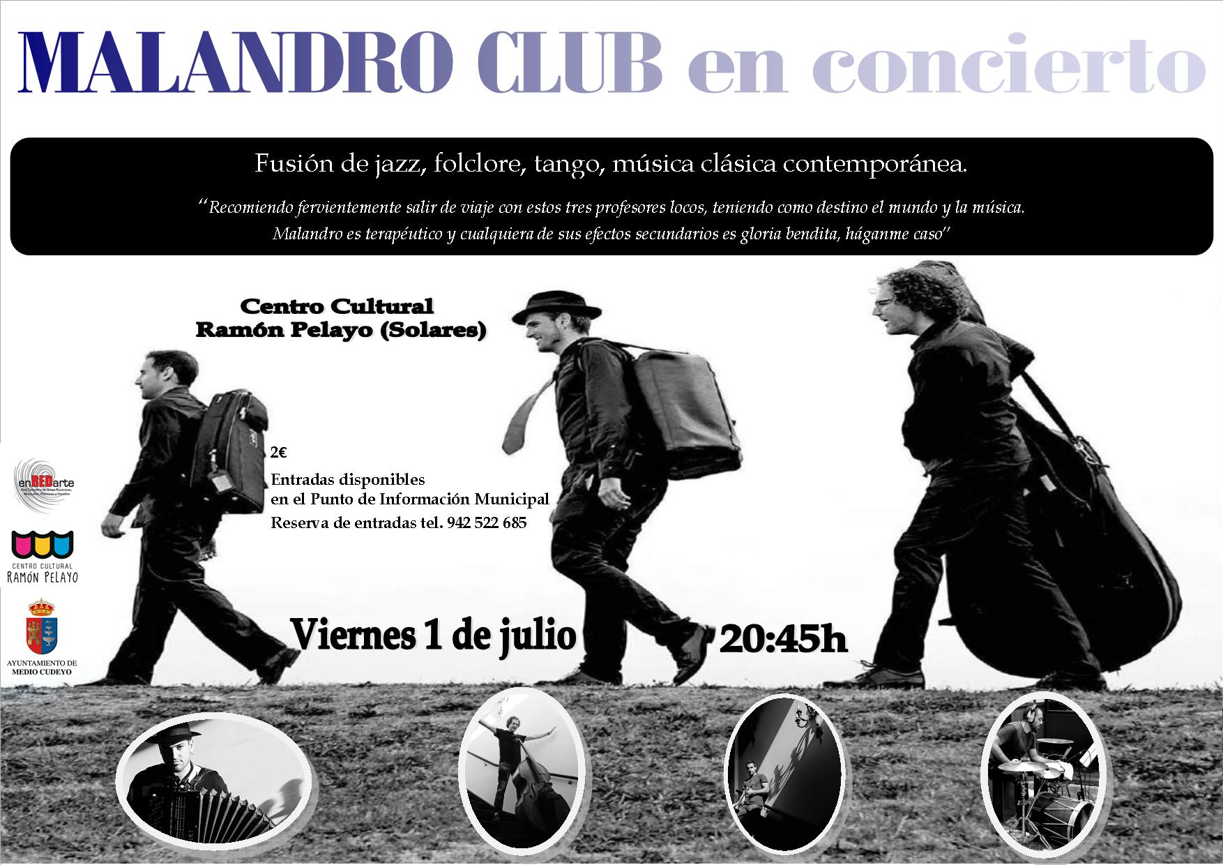 Concierto de Malandro Club en Solares