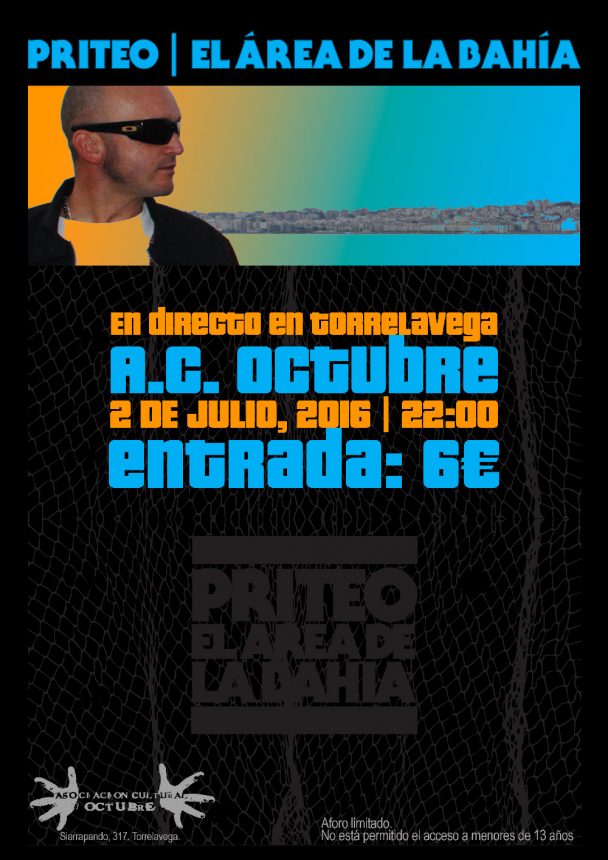 Concierto de Priteo y DJ UVE en A.C. Octubre de Torrelavega