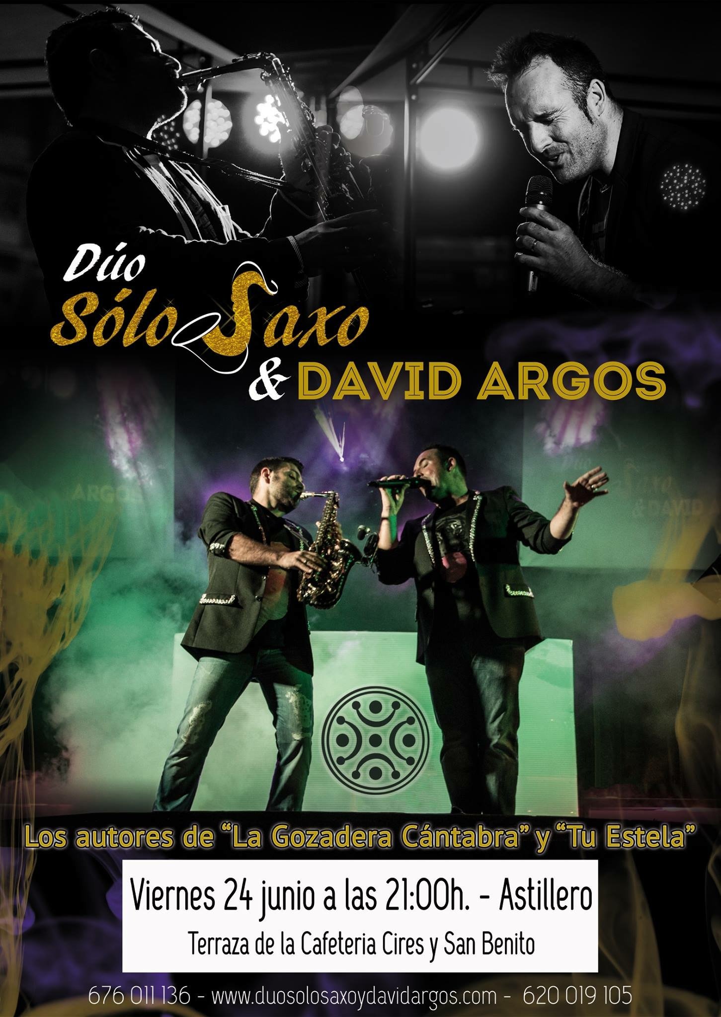 Concierto de Solo Saxo y David Argos en Astillero