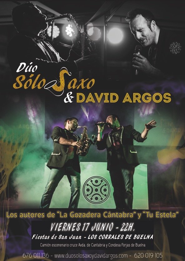 Concierto de Solo Saxo y David Argos en Los Corrales de Buelna