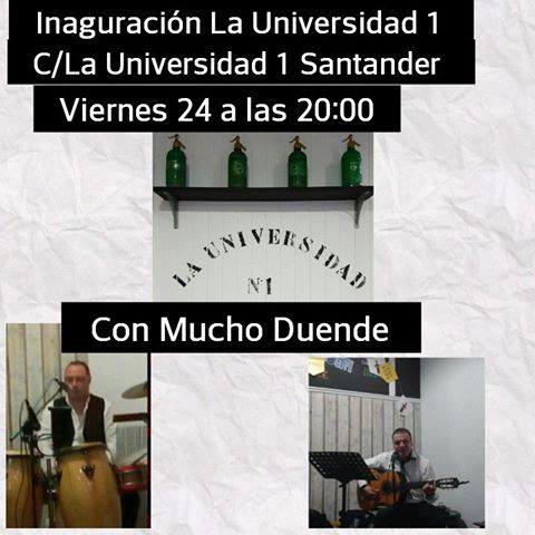 Concierto e inauguracion del bar La Universidad en Santander