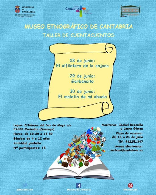 Cuentacuentos en el museo etnografico de Muriedas