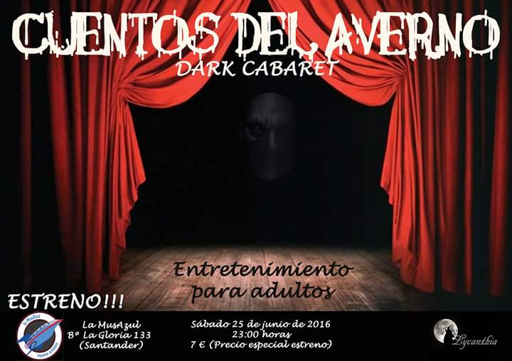 Cuentos del Averno para adultos en La Muazul en Santander