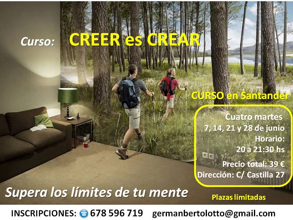 Curso Creer es Crear en Santander