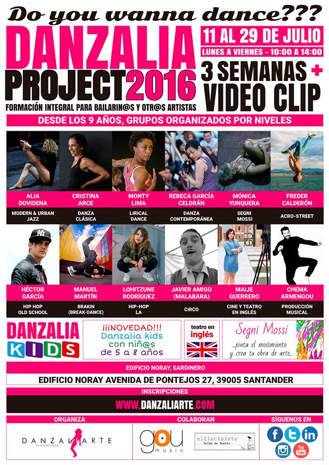 DANZALIA PROJECT 2016 en Santander