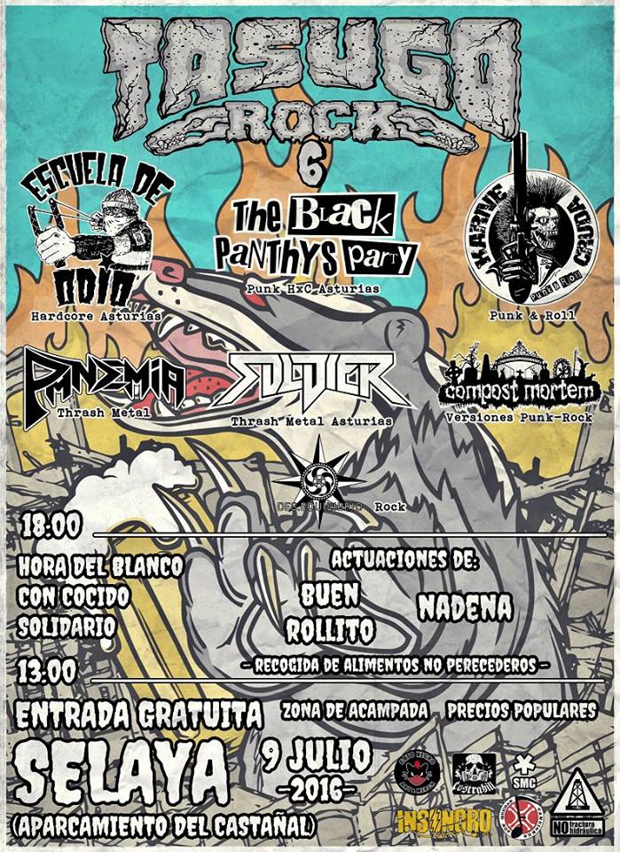 Festival Tasugo Rock en Selaya 2016