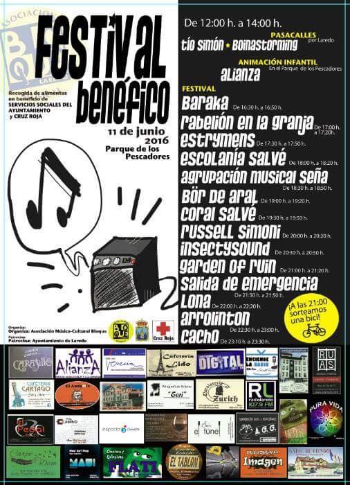 Festival benefico en Laredo