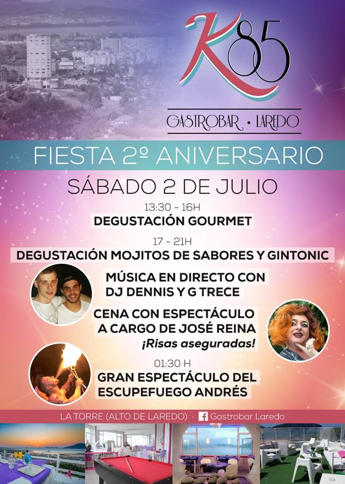 Fiesta aniversario del Gastrobar Laredo