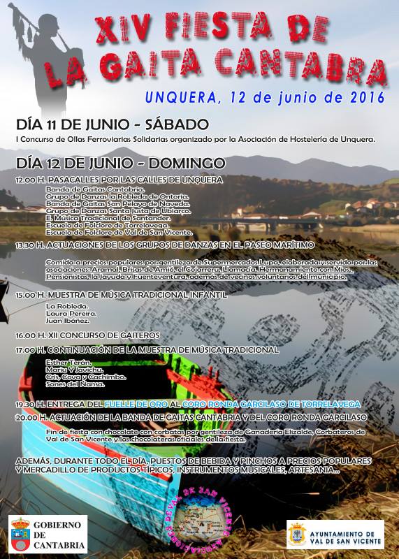 Fiesta de la Gaita Cantabra en Unquera