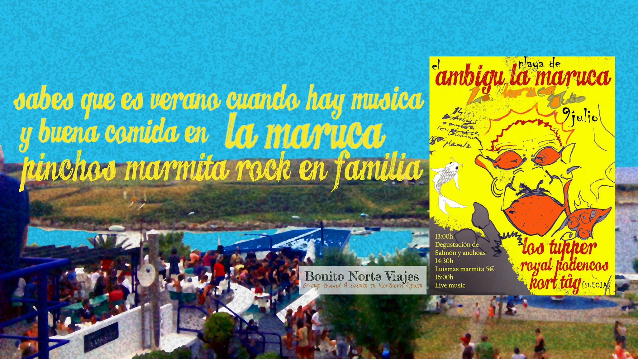 Fiesta y concierto en el Ambigu,en la maruca,Santander