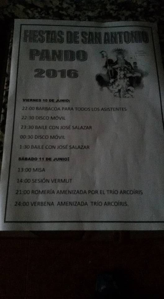 Fiestas de San Antonio en Pando