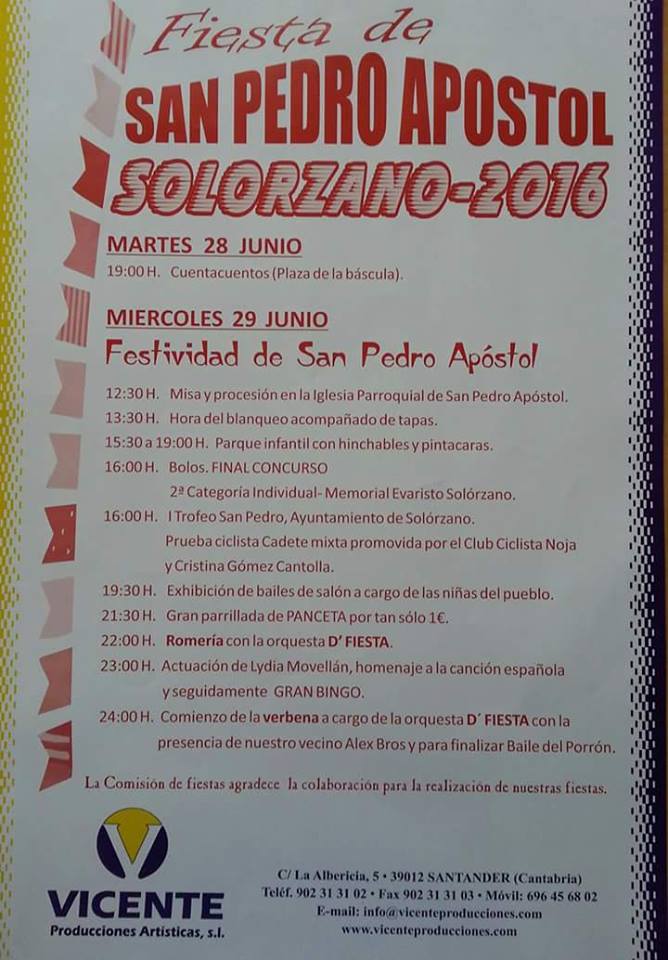 Fiestas de San Pedro Apostol 206en Solorzano