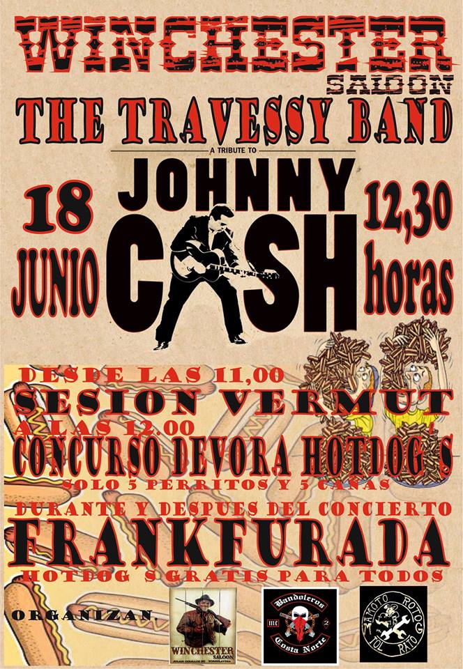 Frankfurada y  concierto en el Winchester saloon de Torrelavega