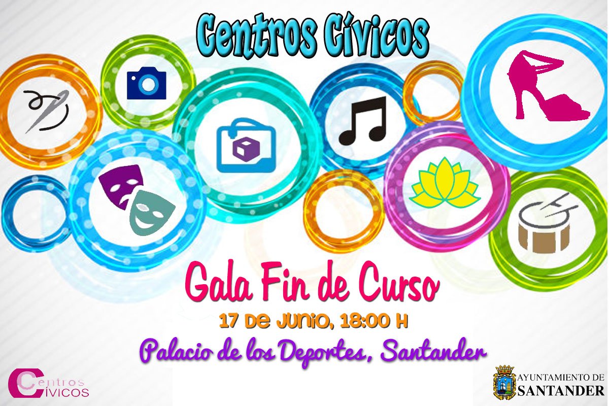 Gala Fin de Curso 2016 de los Centros Cívicos de Santander