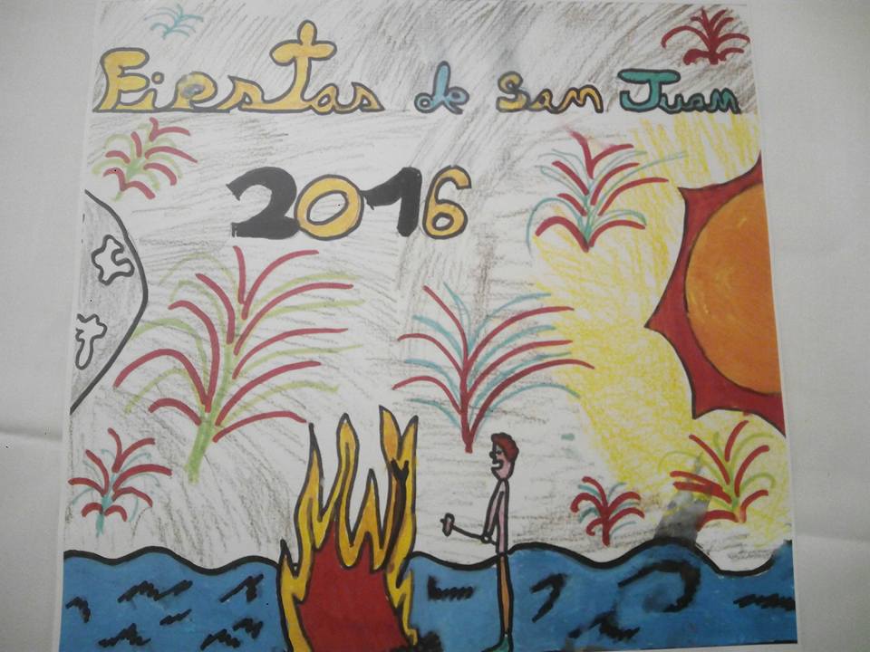 Hoguera de San Juan en Cuchia 2016