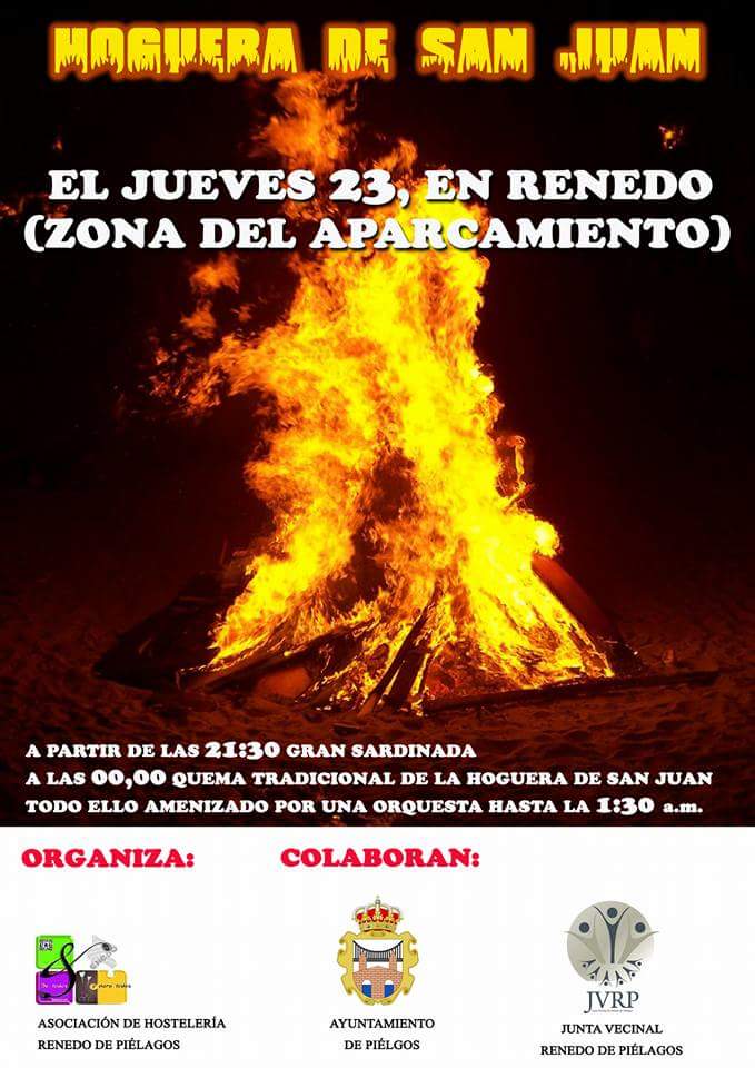 Hoguera de San Juan en Renedo 2016