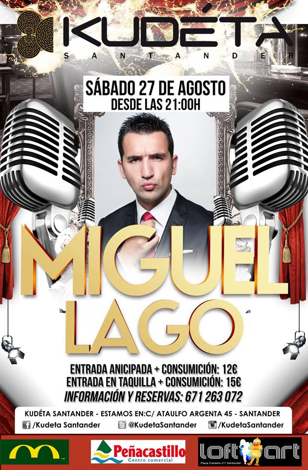 Monologo de Miguel Lago en el Kudeta en Santander