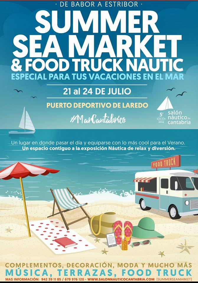 Summer Sea Market & Food Truck Náutic en Laredo