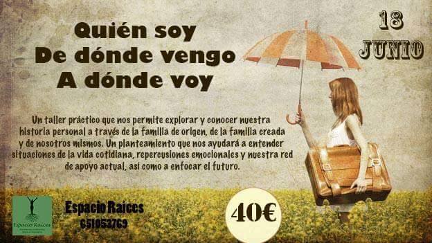 Taller Quién soy- De dónde vengo – A dónde voy en Santander