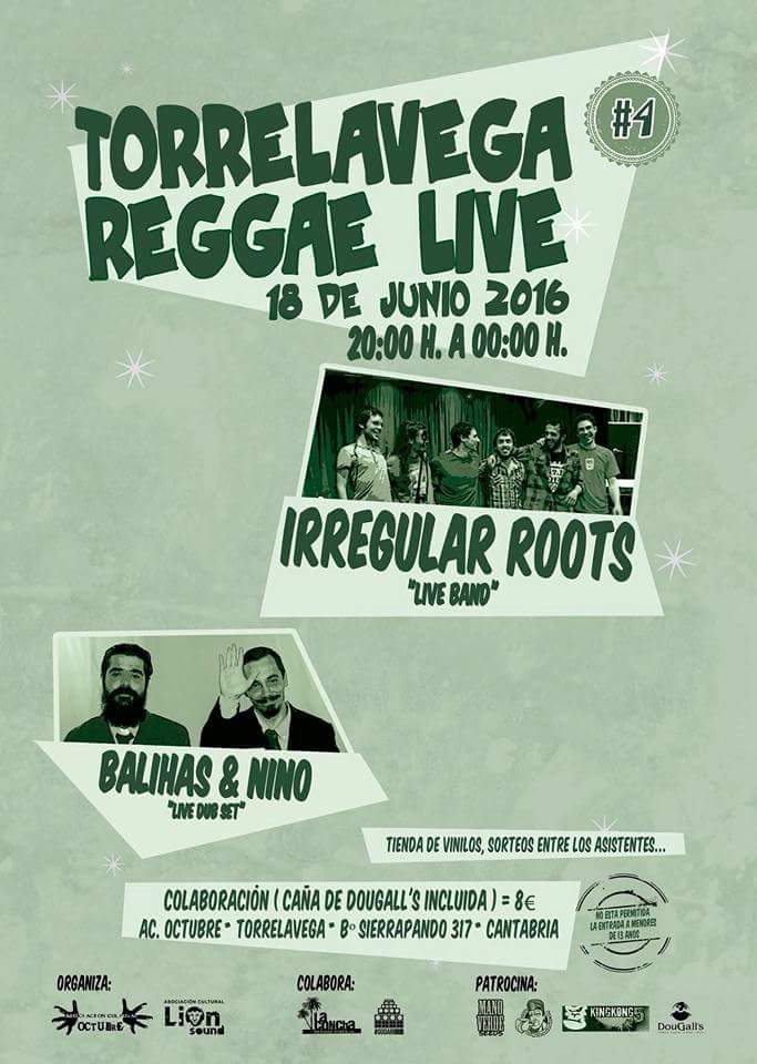 Torrelavega Reggae Live en A.C.Octubre de Torrelavega