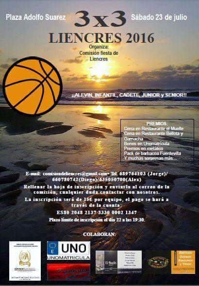 Campeonato de Baloncesto 3×3 en Liencres