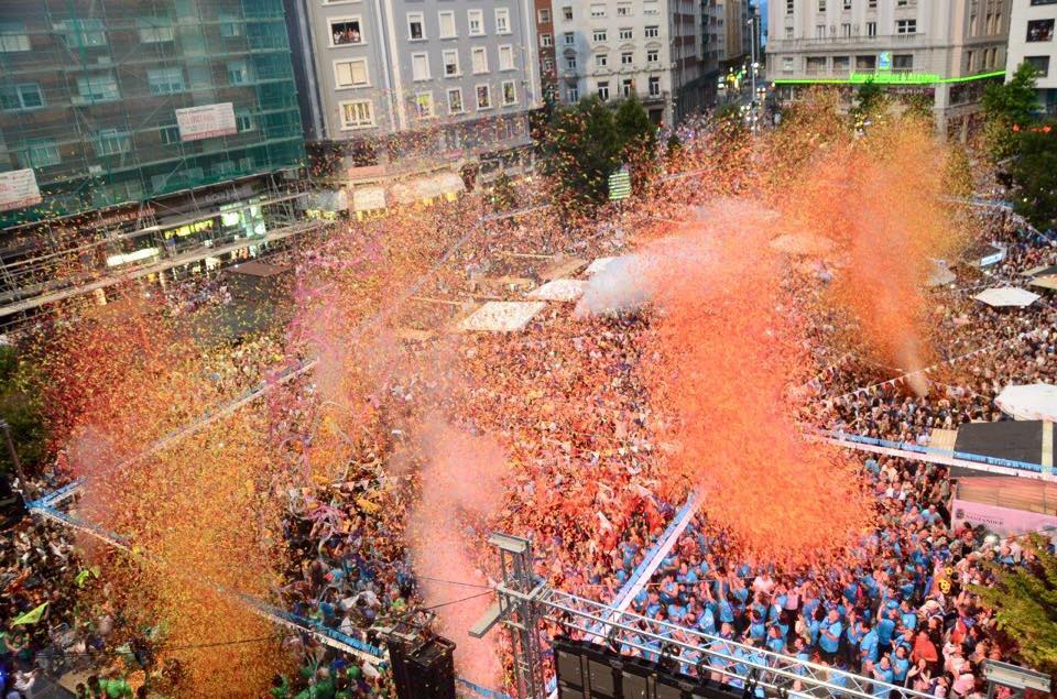 Chupinazo Fiestas de Santiago 2016 en Santander