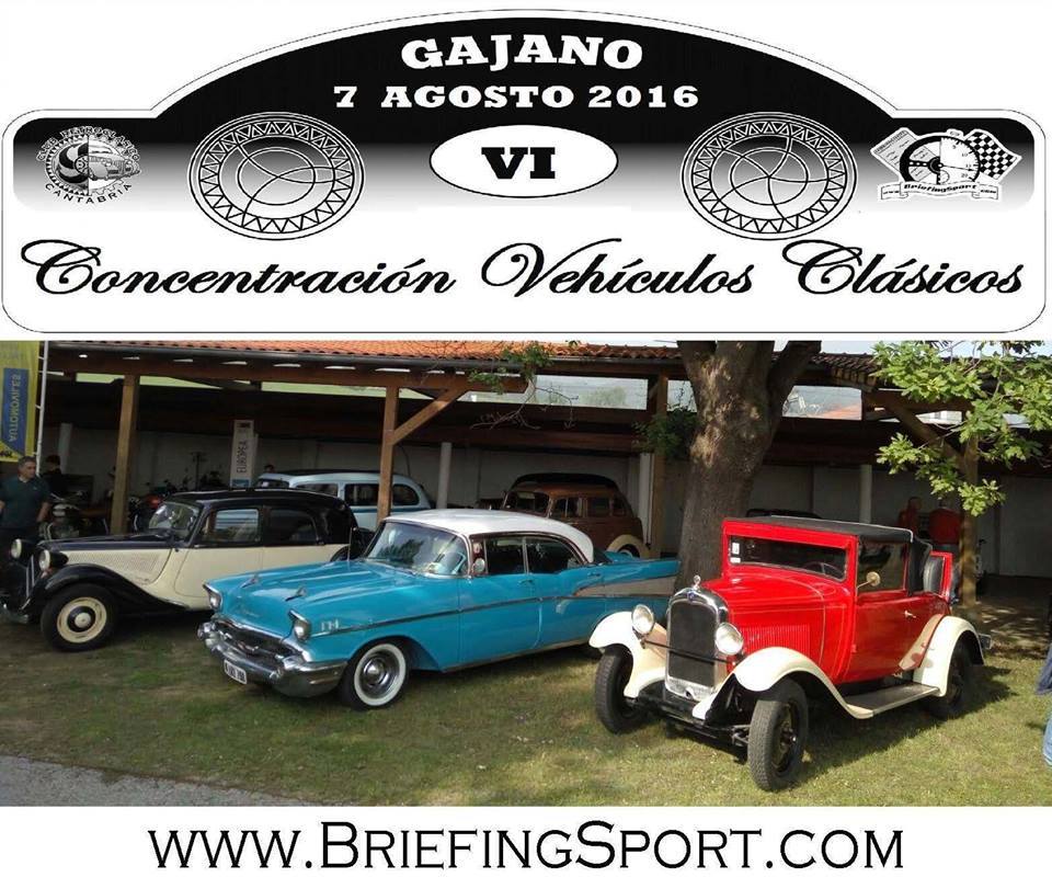 Concentracion de Vehiulos clasicos en Gajano 2016