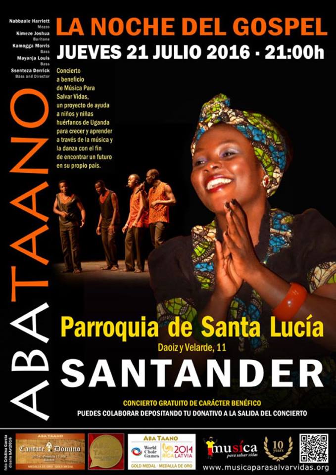 Concierto Gospel en Santa Lucia en Santander