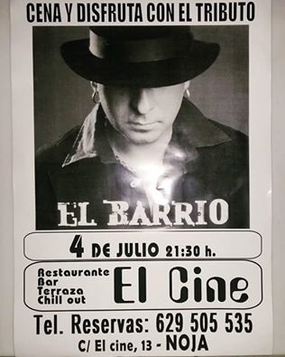 Concierto Tributo a El Barrio en el Cine de Noja