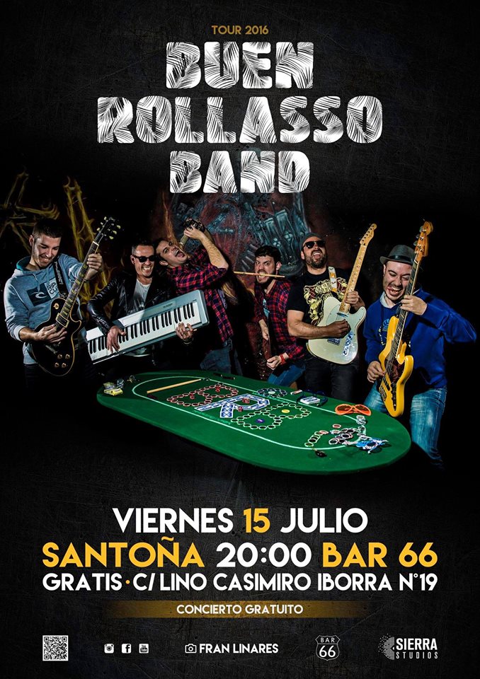 Concierto de Buen Rollaso Band en el Bar 66 de Santoña