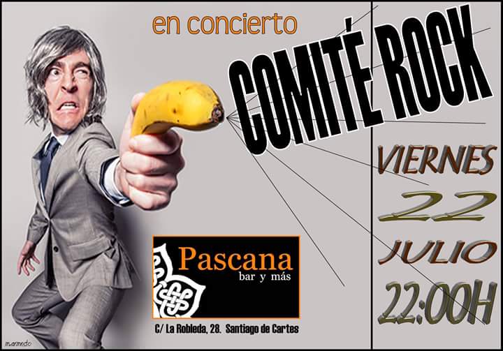 Concierto de Comite Rock en el Pascana en Cartes