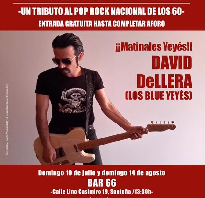 Concierto de David Dellera en el Bar 66 de Santoña