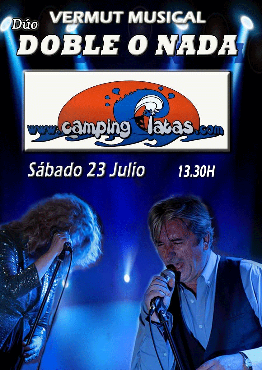 Concierto de Doble o Nada en el Camping de Latas