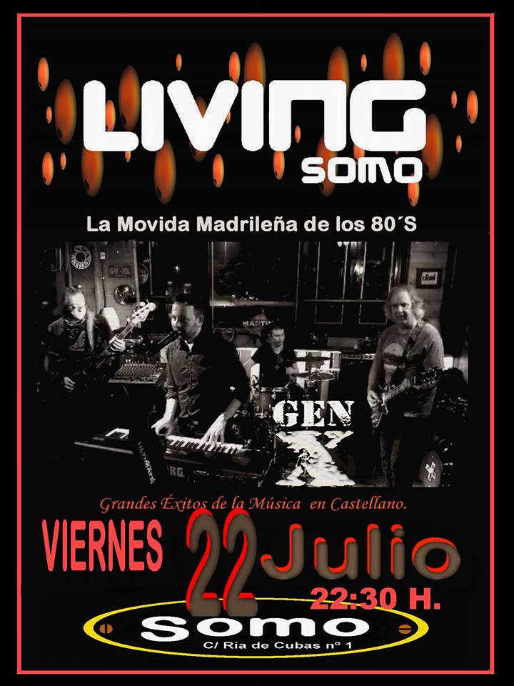 Concierto de Gen X en el Living de Somo