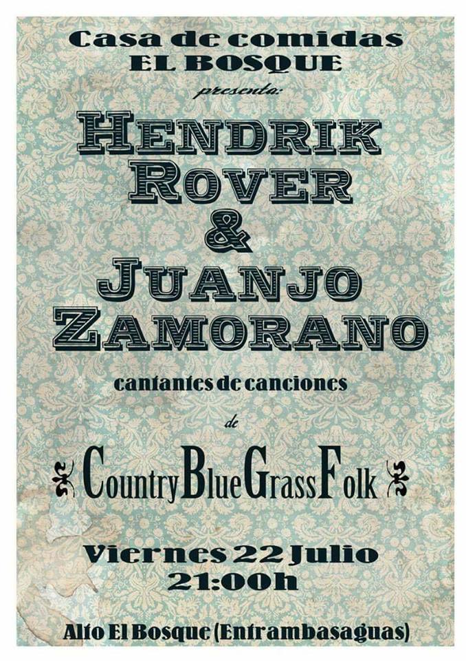 Concierto de Hendrik Rover y Juanjo Zamorano en El Bosque de Entrambasaguas