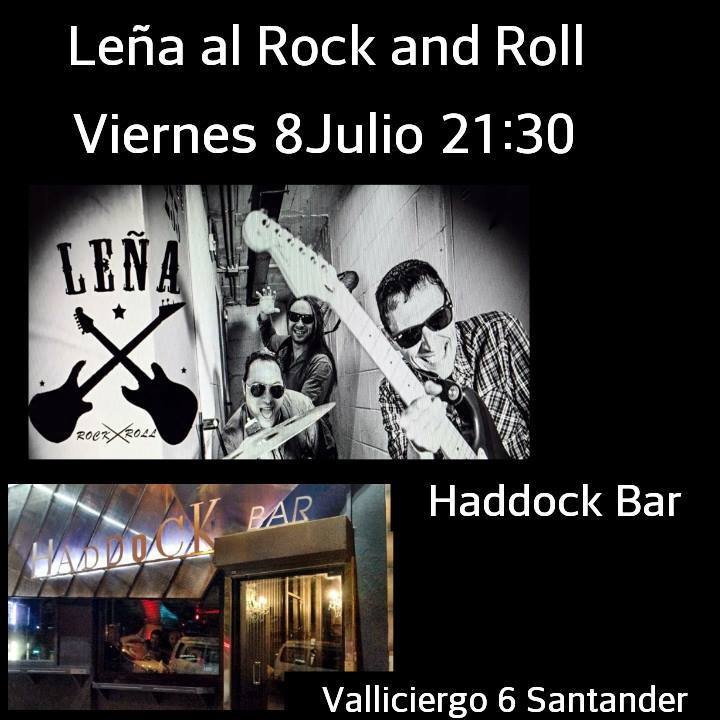 Concierto de Leña en el Haddock en Santander
